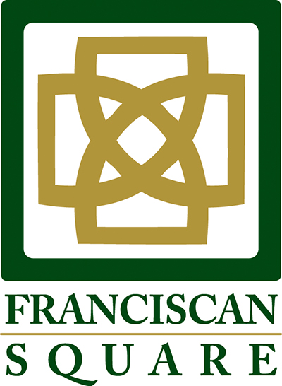 Vertical Version of Franciscan Square Logo