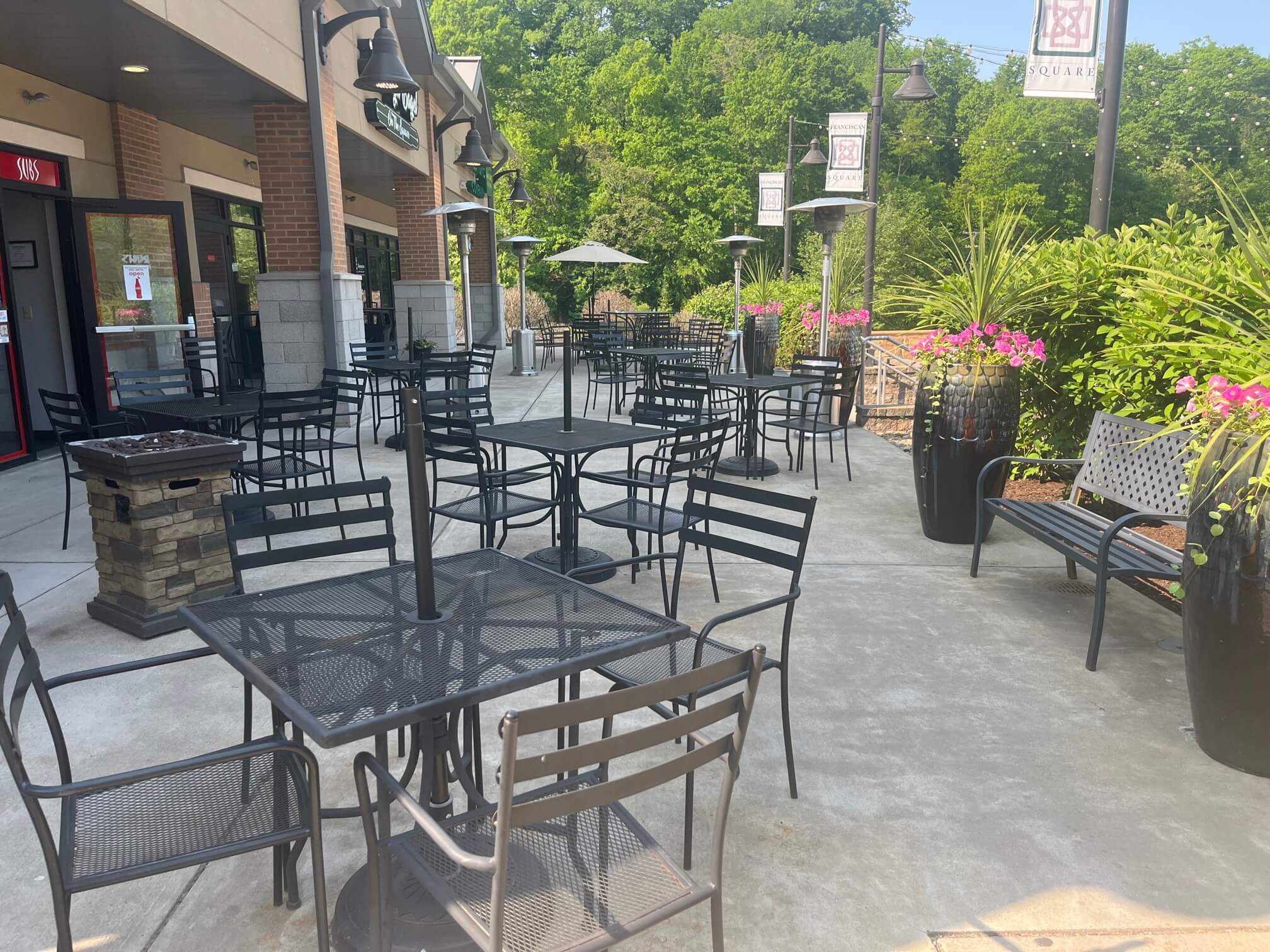 outdoor restaurant view